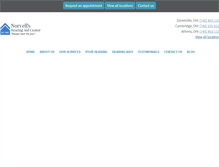 Tablet Screenshot of norvellshearing.com